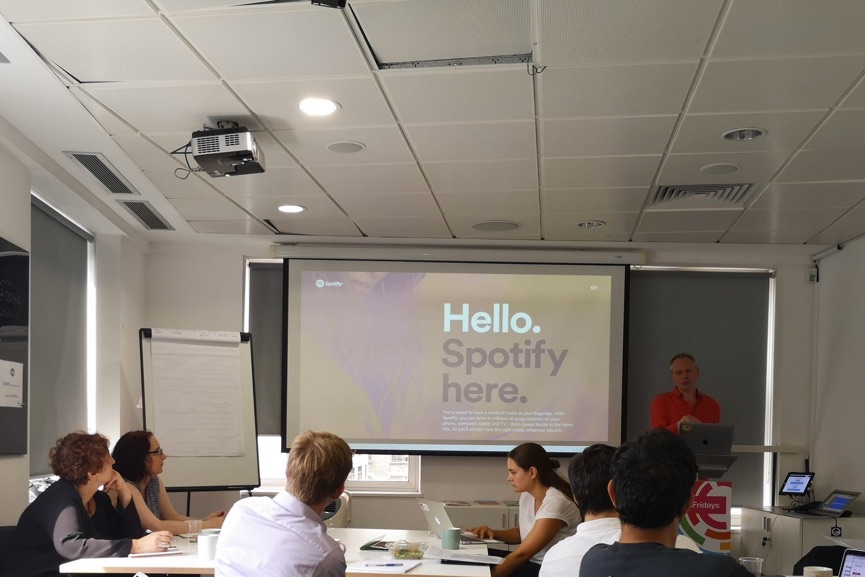 Will Page, Director of Economics at Spotify. Pic by @bsnaith97 of @ODIHQ